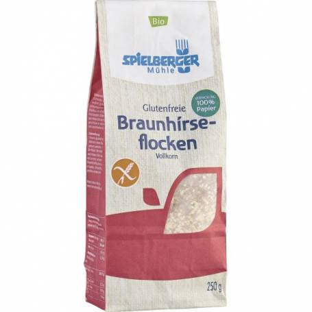 Fulgi din mei maro, fara gluten, eco-bio, 250g - Spielberger