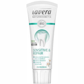 Pasta de dinti sensitiv cu musetel (cu fluor), senzitive and repair, eco-bio 75ml - Lavera