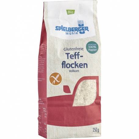 Fulgi io din Teff, fara gluten, eco-bio, 250g - Spielberger