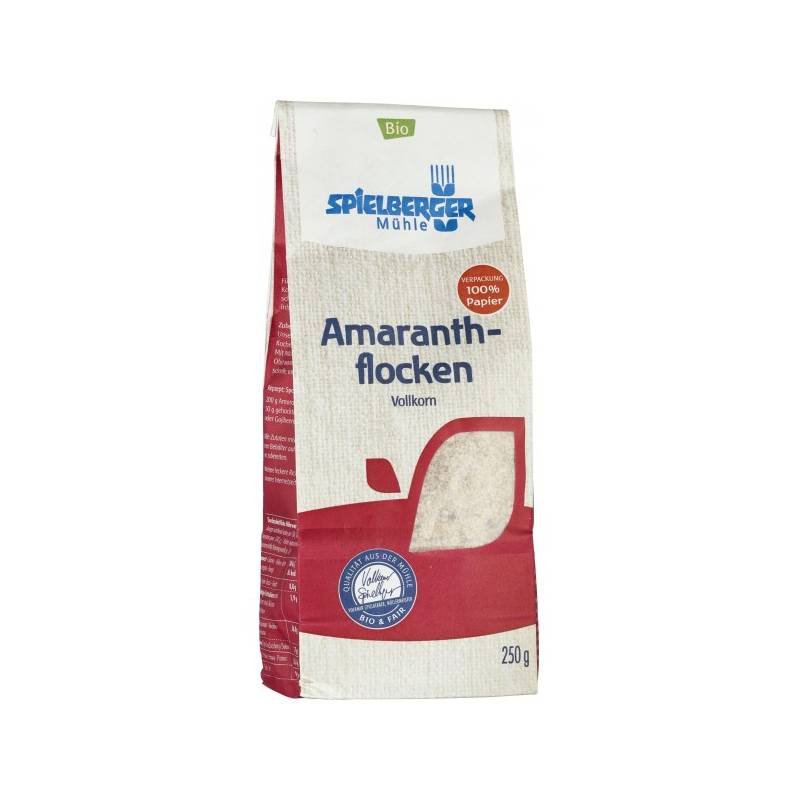 Fulgi de amarant integrali, eco-bio, 250g - Spielberger