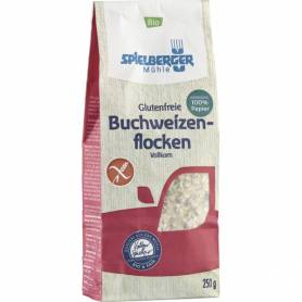 Fulgi de hrisca integrali, fara gluten, eco-bio, 250g - Spielberger