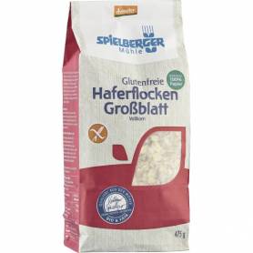 Fulgi mari de ovaz integrali, Demeter, fara gluten, eco-bio, 475g - Spielberger