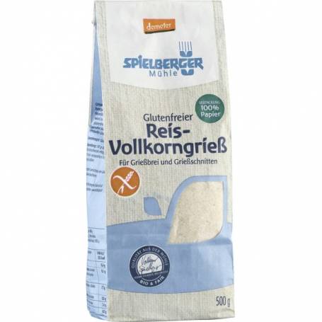 Gris din orez, fara gluten, eco-bio, 500g - Spielberger