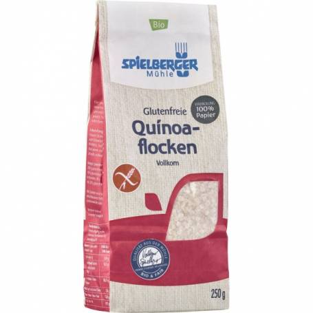 Fulgi de quinoa integrali, fara gluten, eco-bio, 250g - Spielberger