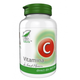 Vitamina C cu Capsuni, 60cpr - Pro Natura