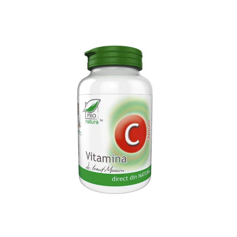 Vitamina C cu Capsuni, 60cpr - Pro Natura