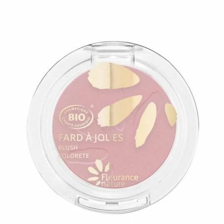 Fard de obraz pudriera, rose tendre, eco-bio, 3.5g - Fleurance Nature