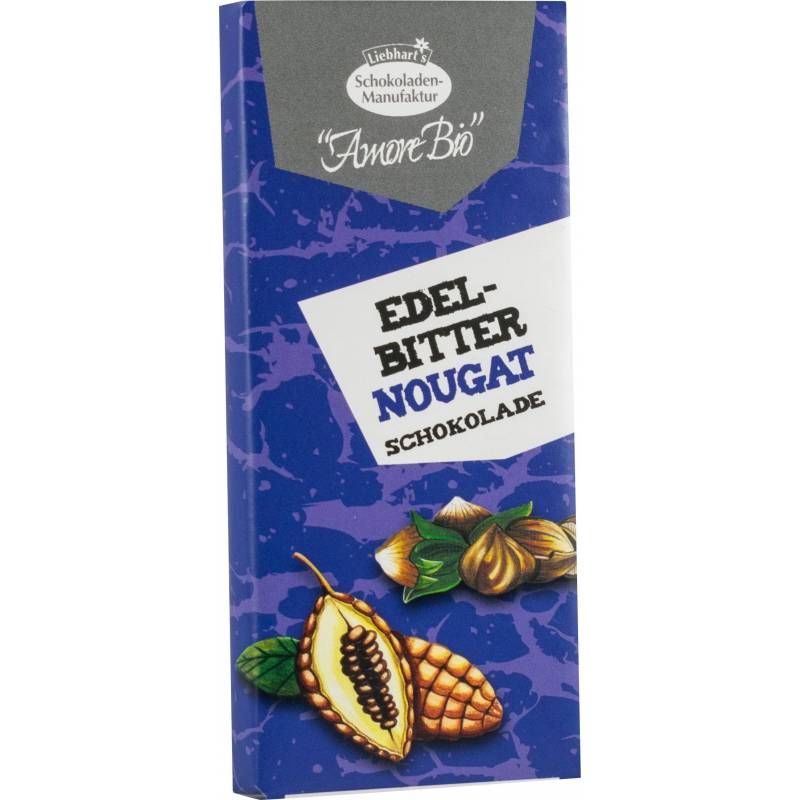 CIOCOLATA AMARUIE CU CREMA DE ALUNE Eco-Bio 40G - LIEBHART'S AMORE