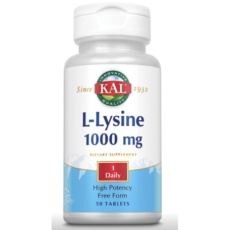 L-Lysine, 1000mg, 50cps - Secom - Kal