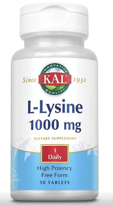 L-lysine, 1000mg, 50cps - secom - kal