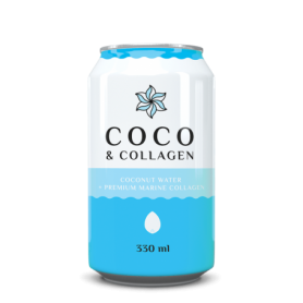 Coco Colagen, apa de cocos naturala cu colagen marin, 330ml - Diet-Food