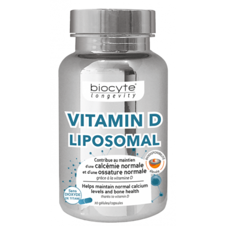 Vitamina D liposomal, 30cps 1+1 cadou - Biocyte