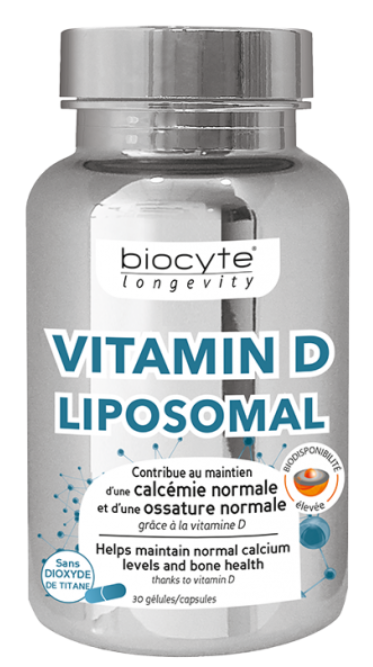 Vitamina d liposomal, 30cps 1+1 cadou - biocyte