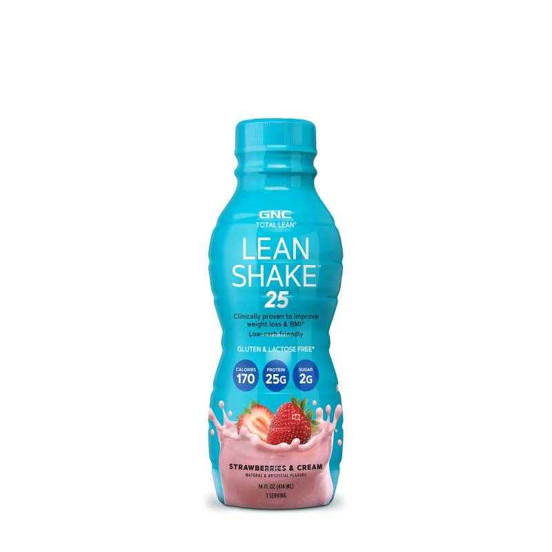 Total Lean Lean Shake 25, Shake Proteic Cu Aroma De Capsuni Si