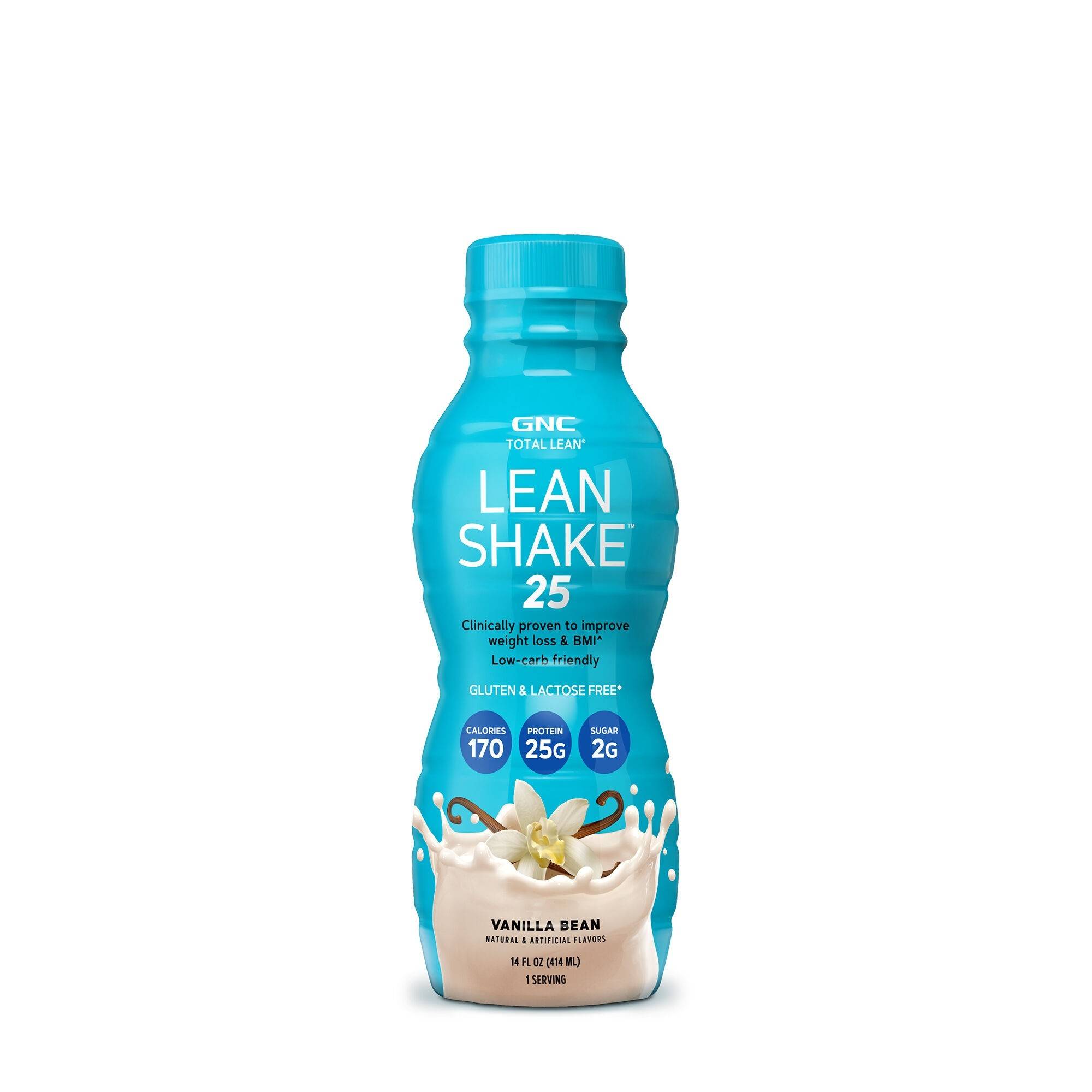 Total lean lean shake 25, shake proteic rtd cu aroma de vanilie, 414ml - gnc