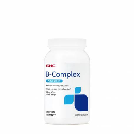 B-complex and energy, B Complex cu formula energizanta, 120cps - Gnc