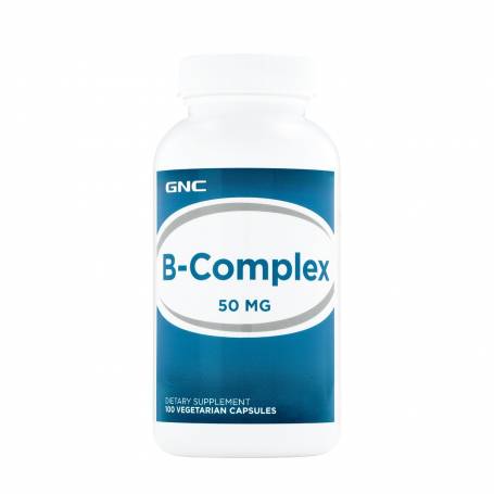B-complex 50mg, Vitamina B, 100cps - Gnc