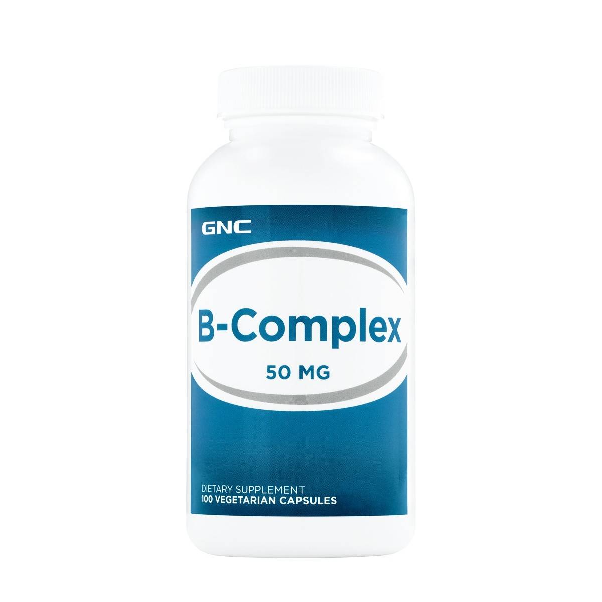 B-complex 50mg, vitamina b, 100cps - gnc