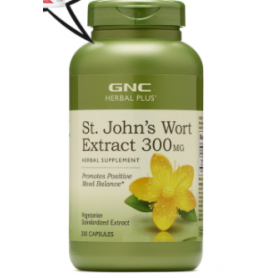 Herbal plus st. John’s wort, extract standardizat de sunatoare 300mg, 200cps - Gnc