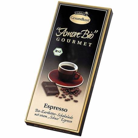 Ciocolata amaruie Espresso 55% cacao Eco-Bio 100g - LIEBHART'S AMORE BIO