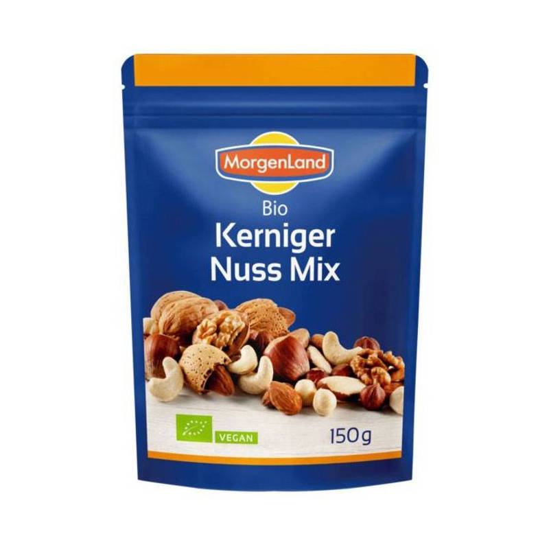 Mix de nuci, alune, migdale si caju, eco-bio, 150g - Morgenland