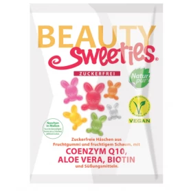 Jeleuri Iepurasi cu fructe, coenzima Q10, aloe vera si biotina, fara zahar, 125g - Dasco