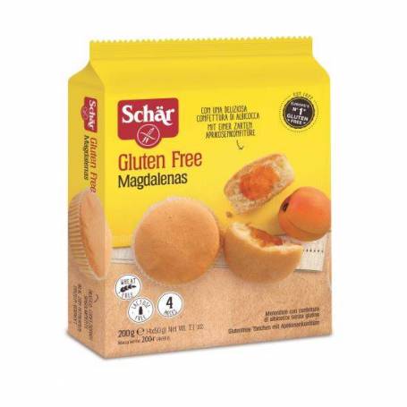 Briose cu gem de caise, Magdalenas, fara gluten, 200g - Dr. Schar