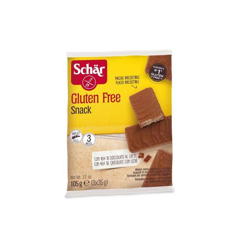 Napolitane invelite in ciocolata, Snack, fara gluten, 105g - Dr. Schar