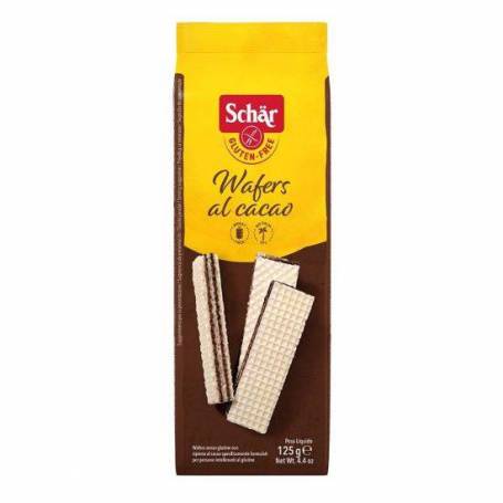 Napolitane cu cacao, Wafers Cacao, fara gluten, 125g - Dr. Schar