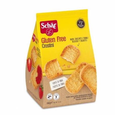 Paine prajita, fara gluten, Crostini 150g - Dr. Schar