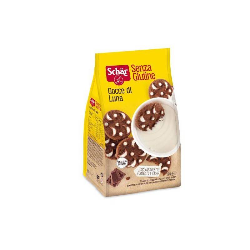 Fursecuri cu cacao, Goce di Luna, fara gluten, 175g - Dr. Schar