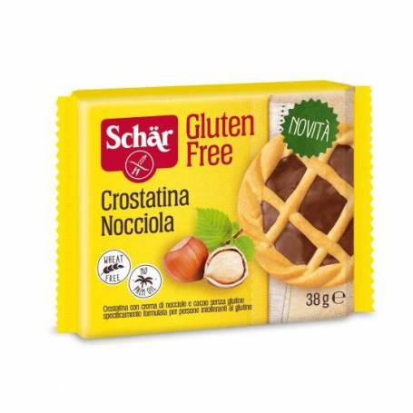 Tarta cu crema de alune si cacao, Crostatina Nocciola, fara gluten, 152g - Dr. Schar