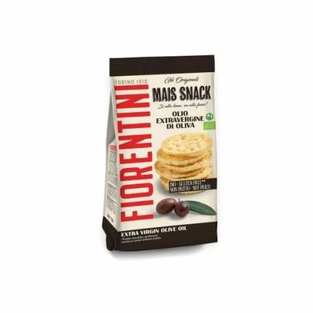 Chipsuri cu ulei de masline, Mini Galette di Mais all’olio extra vergine di oliva, fara gluten, eco-bio, 50g - Fiorentini