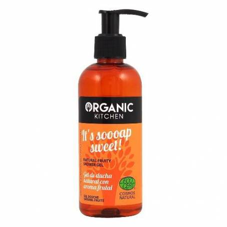 Gel de dus cu Piersici si Caise, eco-bio, 260ml - Organic Kitchen