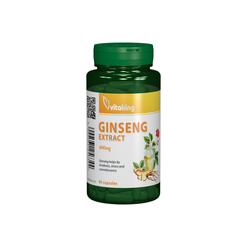 Extract de Ginseng, 400mg, 90cps - Vitaking