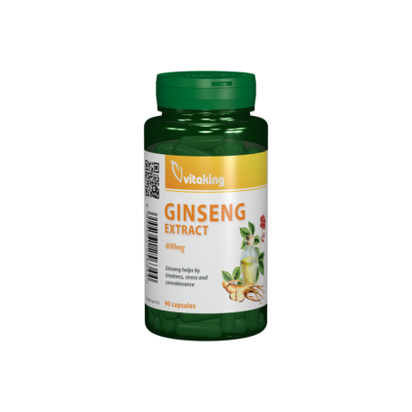 Extract de Ginseng, 400mg, 90cps - Vitaking