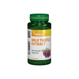 Extract de Armurariu, Silimarina, 500mg, 80cps - Vitaking