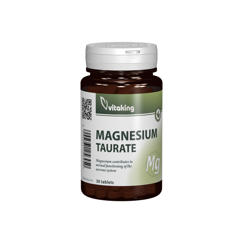 Taurat de Magneziu, 30cpr - Vitaking