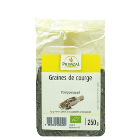Seminte de dovleac, eco-bio, 250 g, PRIMEAL