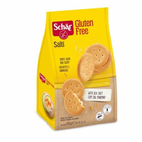 Biscuiti sarati, Salti, fara gluten, 175g - Dr. Schar