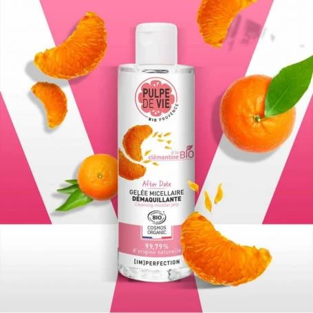 Gel micelar demachiant pentru ten mixt sau gras, 200ml - PULPE DE VIE