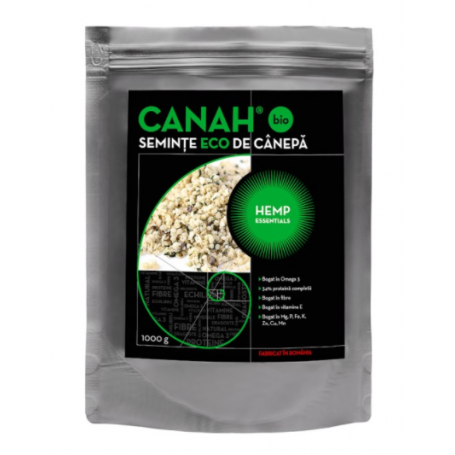 Seminte de canepa, eco-bio, 1000g - Canah