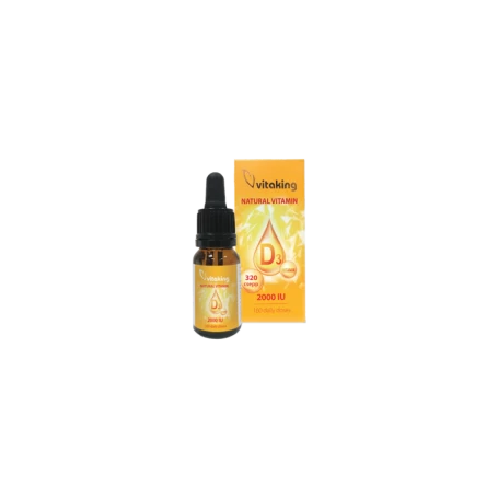 Picaturi de Vitamina D3, 2000UI, 10ml - Vitaking