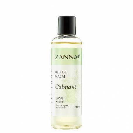 Ulei de masaj Calmant cu CBD si Lavanda, 200ml - Zanna