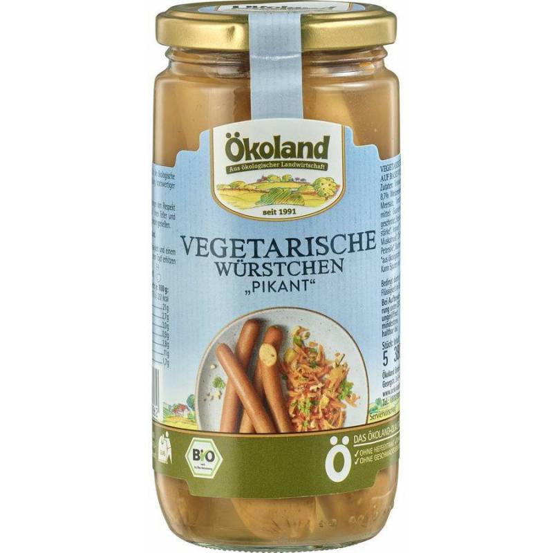 Cremvursti vegetali picanti, eco-bio, 380g - Okoland
