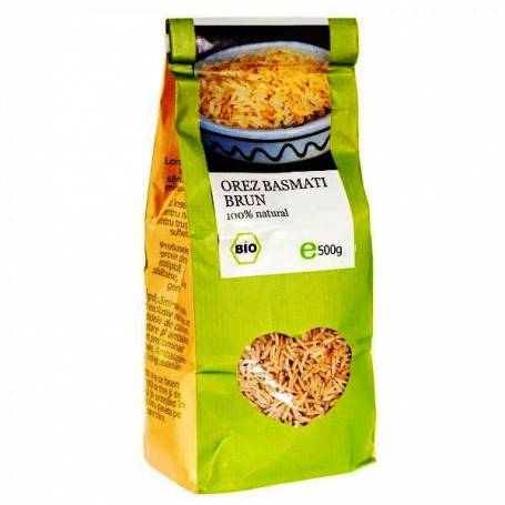 Orez basmati brun integral EOC-BIO 500g - LONGEVITA