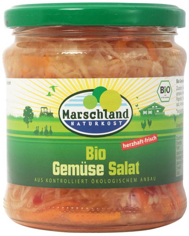 Salata de legume, eco-bio, 330g - marschland naturkost
