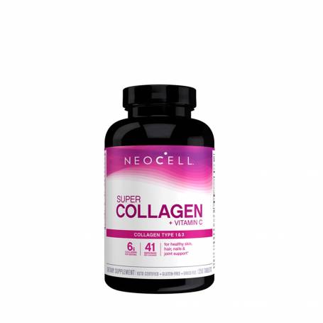 Neocell Super Collagen plus C, Colagen si Vitamina C, 250tbl - GNC