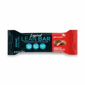 Total lean layered girl scouts, baton proteic cu aroma de unt de arahide, 45g - Gnc