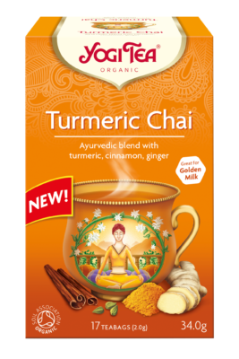 Ceai cu turmeric 17pl eco-bio - yogi tea